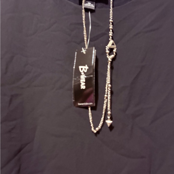 Elegant Black Sheer Layered Top - Picture 3 of 6